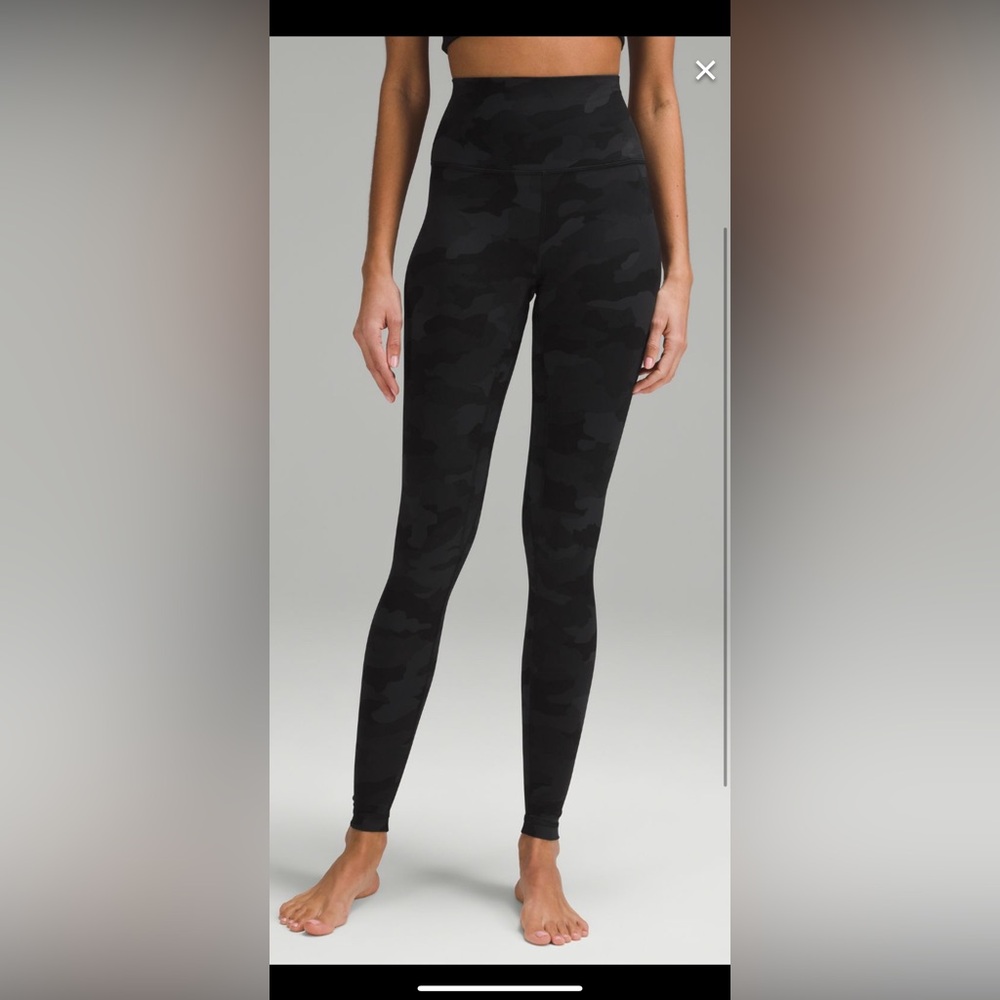 Lululemon Align  Camo green twill